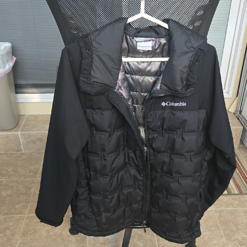 Columbia Mens Black Puffer Jacket